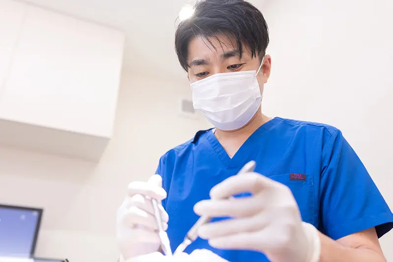 セラミックの装着