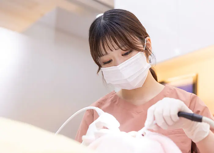 予防のプロである歯科衛生士が担当する予防歯科