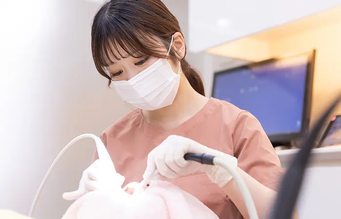 歯周病予防のための専門的な歯の清掃